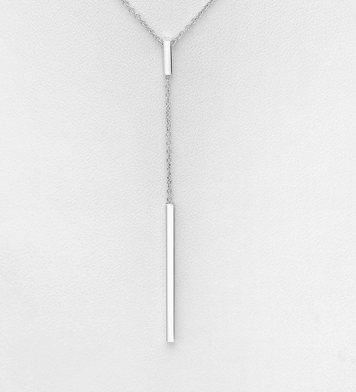 Sterling silver Bar Necklace