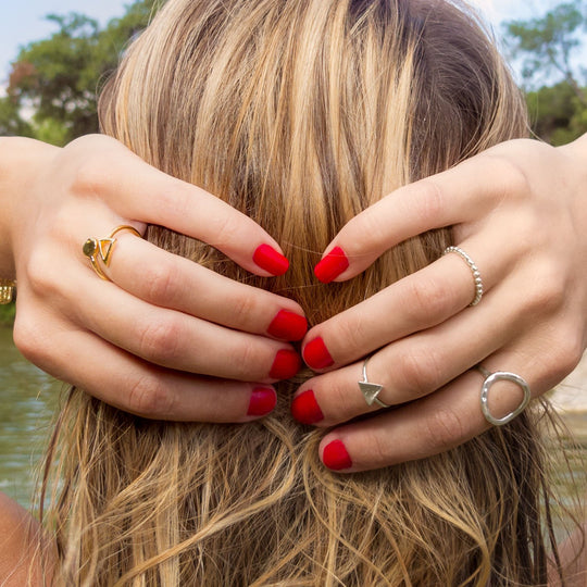 Polished Beaded Band